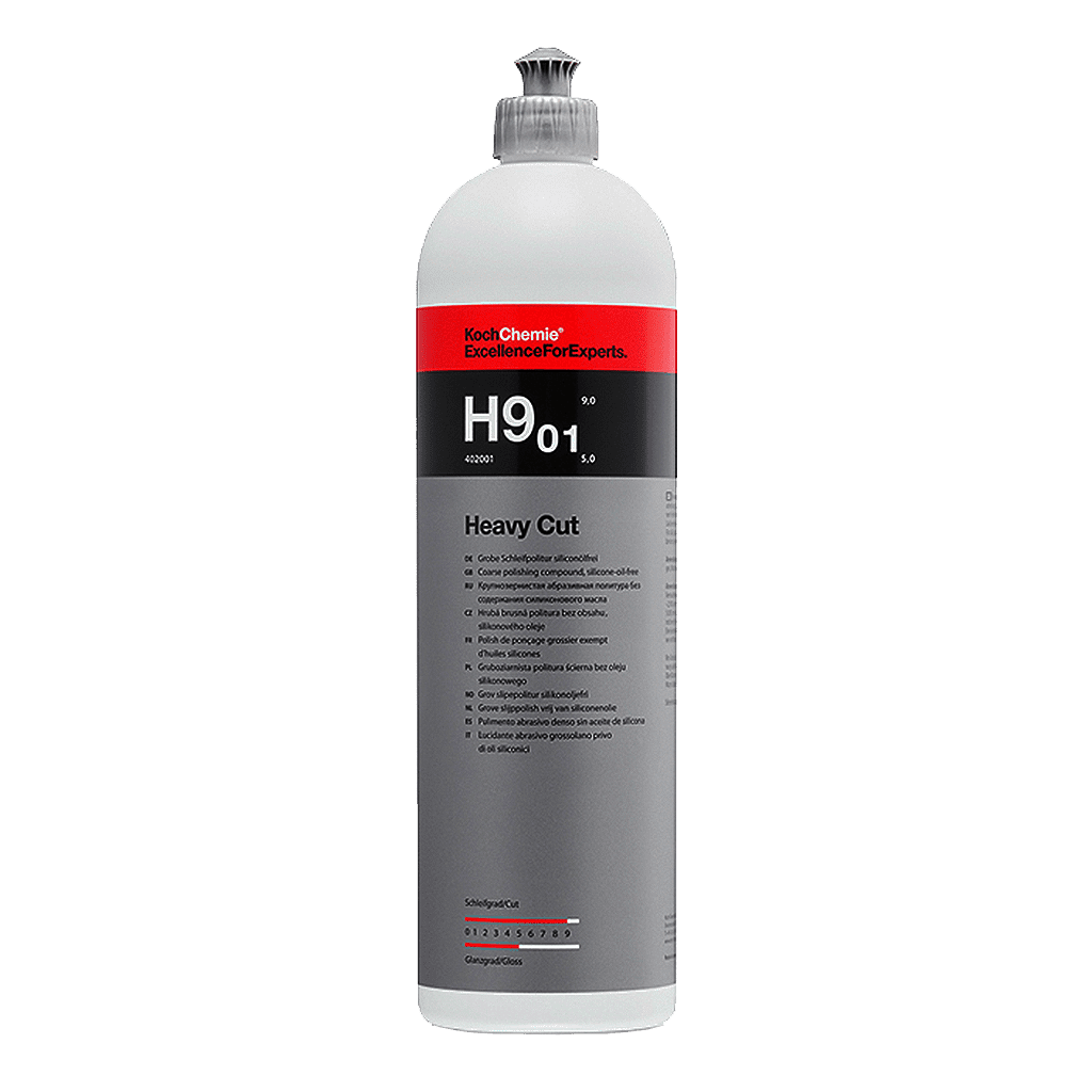 Koch Chemie H09.01 Heavy Cut Polish à poncer grossier Polish pour voitures en bouteille de 1l