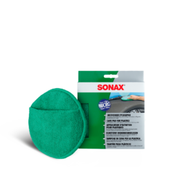 Sonax Mikrofaser Pflegepad in grün mit Verpackung