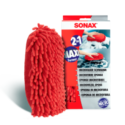 Sonax Mikrofaser Schwamm mit Verpackung